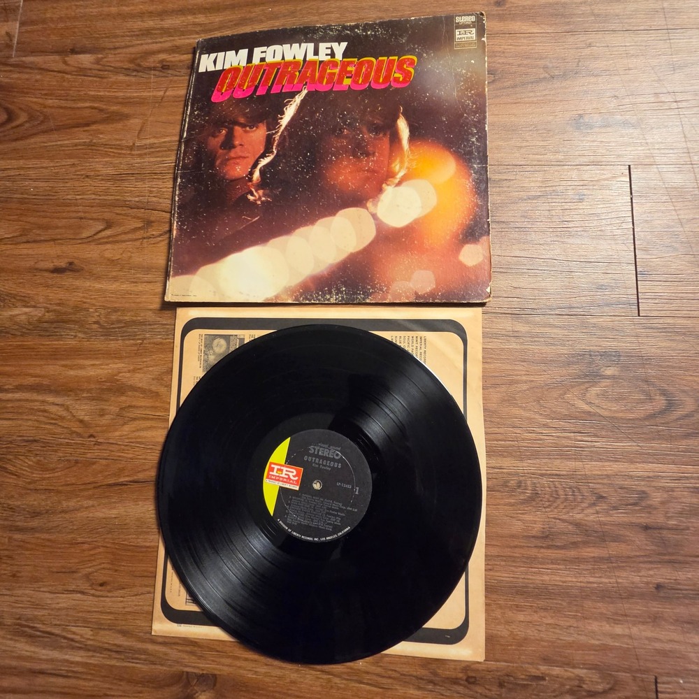 Kim Fowley – Outrageous Imperial 1969 LP-12423 Gatefold w/ Insert VG VG/VG